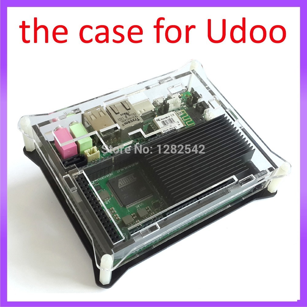 Udoo  Eleduino  Ŀ  Ŭ/Eleduino Transparent Cover Box Enclosure for Udoo
